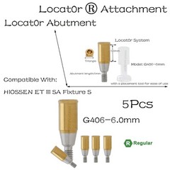 Implant Locat0r System Abutment 1-7.0mm GH For HIOSSEN ET III SA Ø3.7 Standard