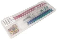 140 Piece Jumper Wires for Breadboarding, Assorted Lengths and Colors with Case
