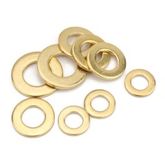 M2 M2.5 M3 M4 M5 M6 M8 M10 M12 M14 M16 M18 M20 M22 M24 Form A Flat Washers Brass