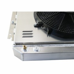 4 Row Radiator+Shroud Fan 1971-79 Dodge D100 D200 W150 W200 B300 Ramcharger V8