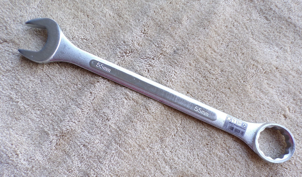 Combination Wrench, 55 mm, Metric, 12 Pt. @dL
