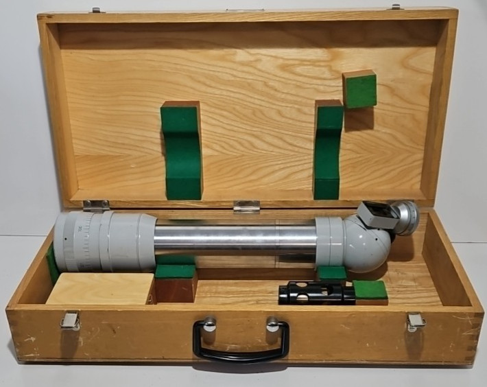 Nikon 6D Autocollimator Precision Measurement Grey Telescope w Original Case