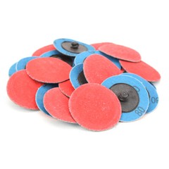50 Pack – 2″ Inch 80 Grit Ceramic Quick Change Sanding Discs Type R Roloc