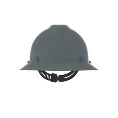 Msa Safety 454731 V-Gard Slotted Full Brim Hard Hat, Staz-On Suspension, Type