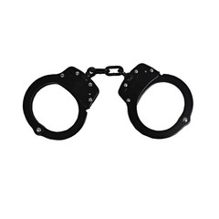 Smith & Wesson 350155 Model 100 Chain-Linked Handcuffs & Key M100 Cuff, Melonite
