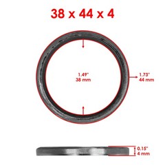 38x44x4 Oil Seals For Bobcat Loaders Bob-Tach Lower Tapered Pivot Pin 6631067