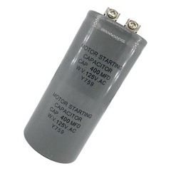 CD60 Capacitor 400uF 400MFD 125VAC 2Pack Motor Start Capacitor HVAC AC