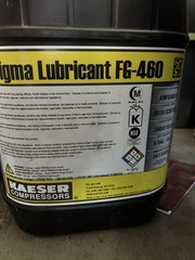 Kaeser 5 gallon FG-460 Food Grade Oil ANFG460-5