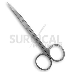 100 Pcs Iris Scissors 4.5″ Curved Surgical Dental Instruments German Grade