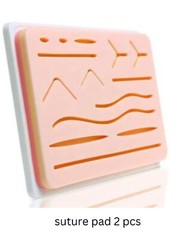 14 Cuts Suture Training Kit – Medical Silicone Suture Practice Pad with Wounds