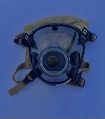 Scott AV-2000 Facepiece KevlarHeadNet Firefighter SCBA Mask/ Pristine/ Large