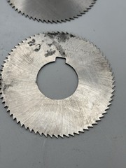 Lot of 6 Globus 2-3/4″ x .040″ Thick HSS Slitting Saws 72 Teeth 1.00″ Arbor Hole