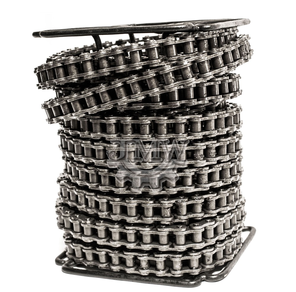 #60 Roller Chain 100 Feet with 10 Connecting Links