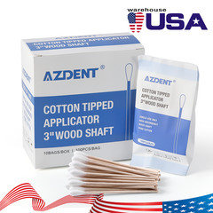 FDA Cotton Tipped Applicators 3″ 6″ Wooden Swabs Medical Disposable Cleaning