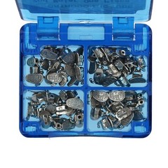 20 Sets Dental Orthodontic Buccal Tubes Roth MBT 022 1st 2nd Molar Monoblock
