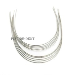 Dental Orthodonic Niti Round Arch Wire Super Elastic Ovoid Form 014 Upper/Lower