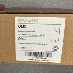 Noark OMC Operating Mechanism Cabinet End 1102530 for M1 M2 M3 M4 M5 M6 NEW