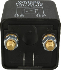 2X 12V 100Amp 4-Pin Heavy Duty On/Off Switch Split Charge Relay for Auto Boat Va
