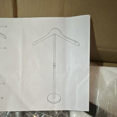 Floor Standing Boutique Metal Garment Hanger Display Stand, Belt Hook GR01-ADBK
