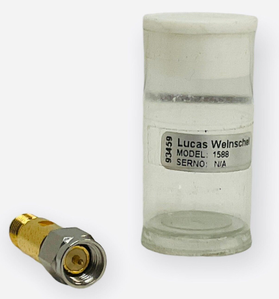 API/Lucas Weinschel 1588 Precision Coaxial Adapter (SMA, DC to 26.5 GHz)