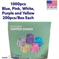 100pcs to 1000pcs Disposable Dental Cosmetic Dappen Dishes Prohpy Arylic Mixing