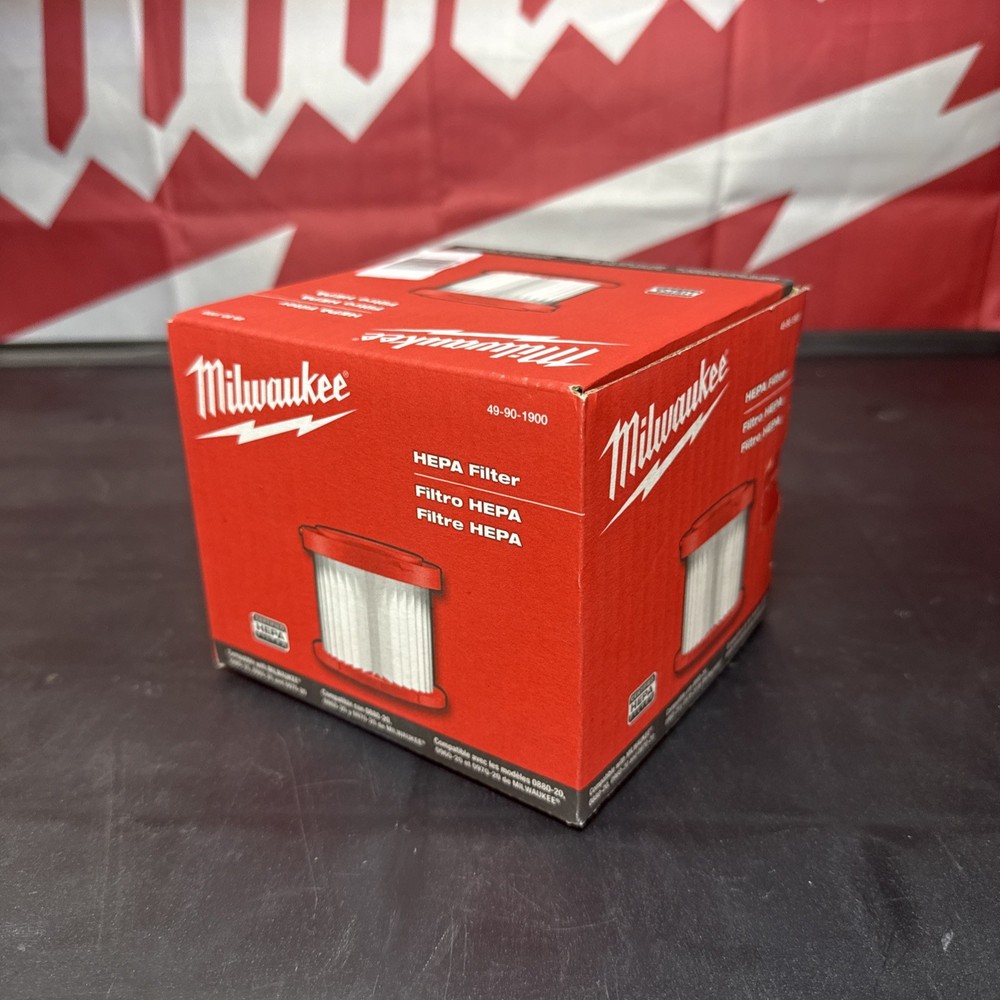 Milwaukee Tool 49-90-1900 Cartridge Filter, Fits Milwaukee 0880-20 Vacuum