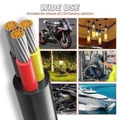 50FT 16 Gauge Wire Automotive Wire 3 Conductor Electrical Stranded PVC Cord 12V