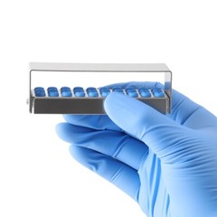 AZDENT Dental Burs Holder Block Disinfection Box 8Hole/30Hole 135℃ Autoclavable