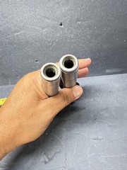 Pair Large Multi-Flute Milling Cutters Straight Shank Machinist Tooling