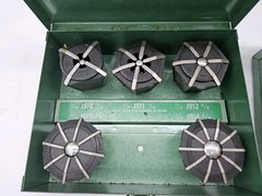 JACOBS RUBBER FLEX COLLET SET USED SEE PHOTOS
