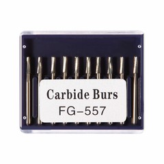 FG 557 Dental Acero de Tungsteno FG Fresas de Carburo para Alta Velocidad Pieza