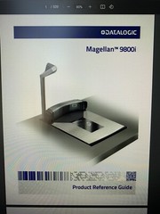 Magellan 9800i (9806) Grocery Scanner Scale Long Platter w/ Powered USB + Manual