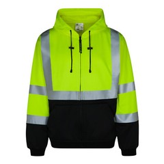 2 Pack Everyday ANSI Class 3 9oz Full-Zip Sweatshirts /Hoodie