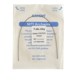 AZDENT Dental Orthodontic TMA Molybdenum Beta Titanium Alloy Arch Wire All Size