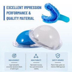 12x 25g Dental Hydrophilic Firmer Impression Putty Fast Set Silicon Material USA