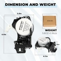 50SM21-1-221B Synchronous Motor Washer Actuator | Replaces White&black