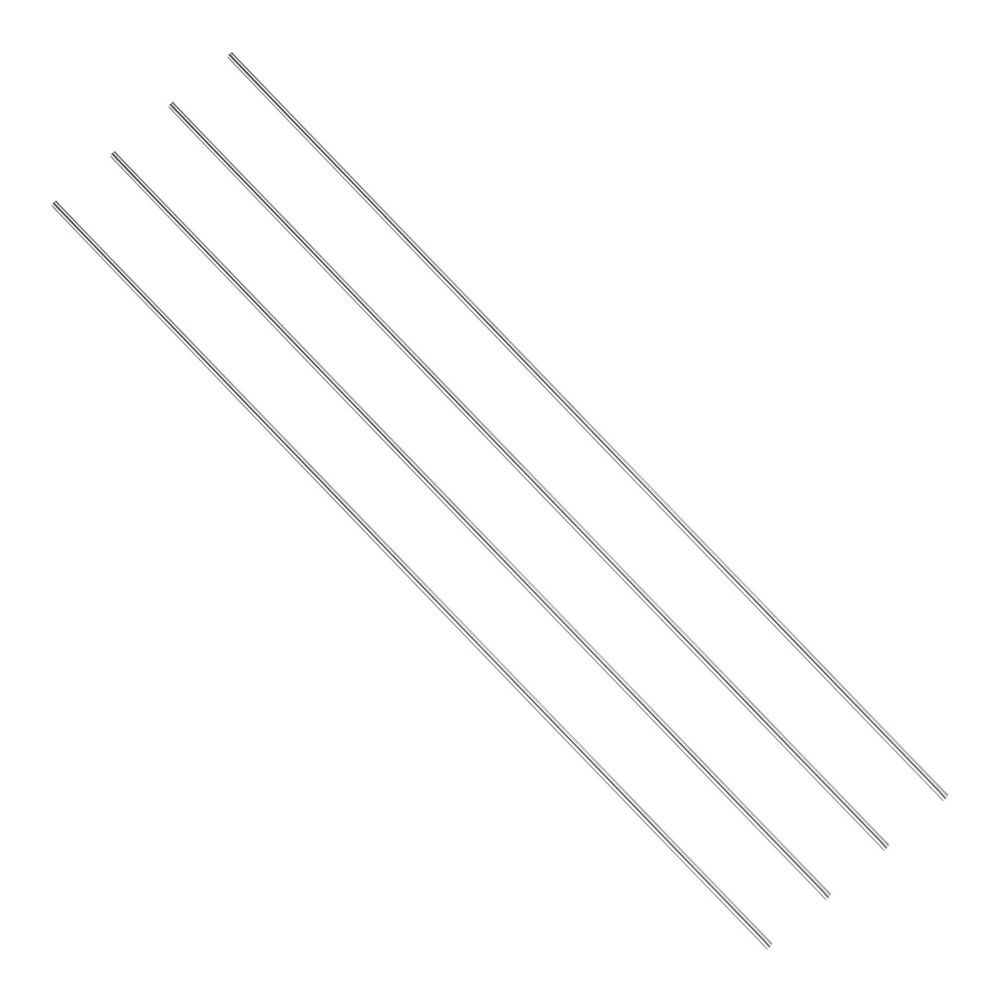 4 pcs 3.5mm Dia 305mm Length GR5 Metal Solid TC4 Titanium Round Bar[0.14 x 12IN]