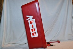 🎯 NEW 5LB RED FIRE EXTINGUISHER CABINET AND 5LB ABC FIRE EXTINGUISHER COMBO