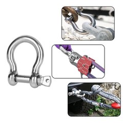 304 Stainless Steel Bow U-Shaped Shackle Trailer Lifting Shackles Size 4mm-32mm