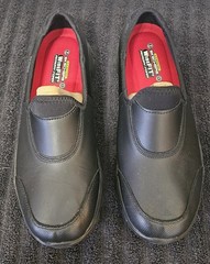Skechers Flex Sole Wide Fit Memory Foam Slip Resistant Slip-On Shoes Size 8