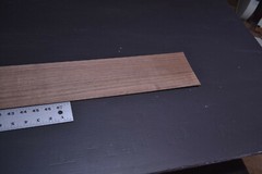 Walnut Raw Wood Veneer Sheet 4.5 x 61 inches 1/42nd thick 7628-22