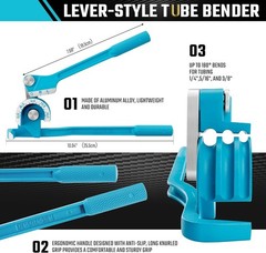 Versatile Hand-Powered Tube Bender – Perfect for DIY and Professional Use