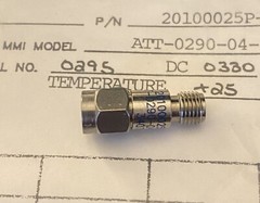 Midwest microwave ATT-0390-04-218-02 attenuator