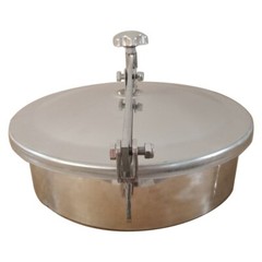 11.8”/300mm Stainless Circular Atmospheric Manhole Cover Sanitary Tank Manway