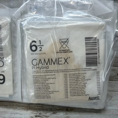 Gammex PI Hybrid Surgical Gloves Sterile Ansell *20 Pair* Size: 6.5 *See Date*