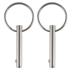 4 Pack Small Quick Release Pin, Diameter 3/16″, Usable Length 0.95″, Full 316…