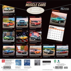 American Muscle Cars OFFICIAL | 2027 12×24″ (Hanging) Wall Calendar