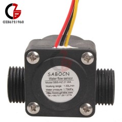 G1/2 Flowmeter 1-30L/min Water Flow Sensor Control Effect Switch for Arduino