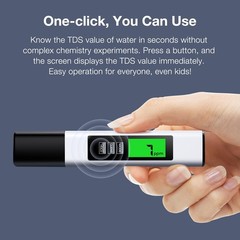 2025 All-New 4 in 1 Tds Meter Digital Water Tester – Meter, White