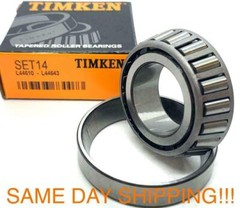 TIMKEN MADE IN USA Set 14 TAPERED ROLLER BEARING L44643/L44610 1 ” ID X 2.005″od